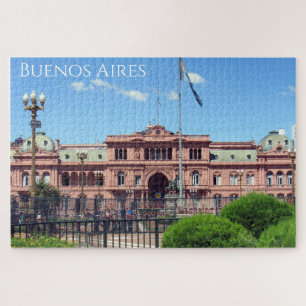 Puzzle casa rosada buenos