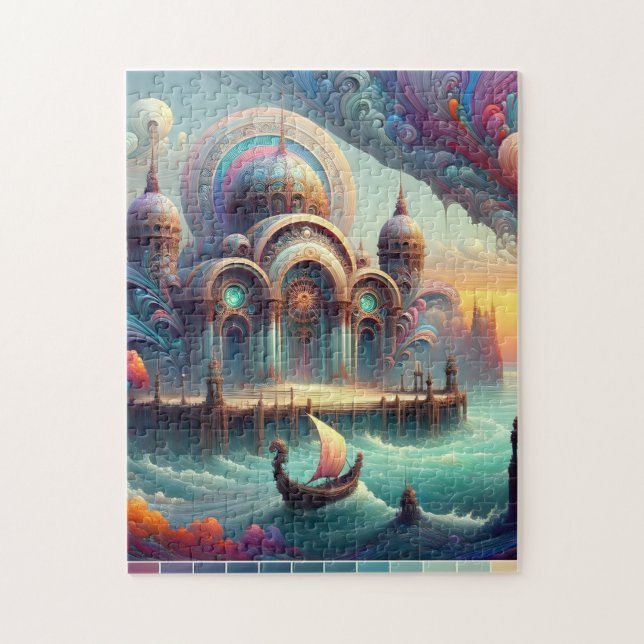 Puzzle Casa y desayuno en marte (Vertical)