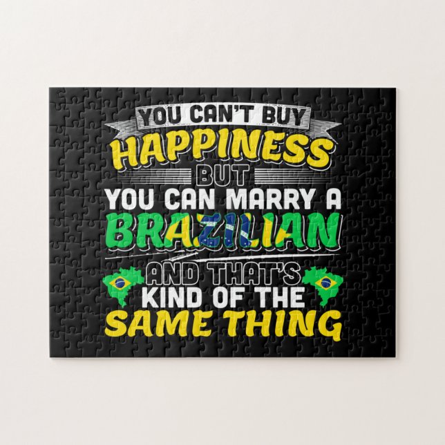 Puzzle Casarse con un brasileño - La felicidad de Brasil (Horizontal)