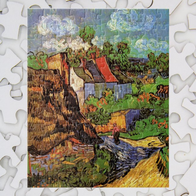 Puzzle Casas de Auvers, por Vincent van Gogh (Subido por el creador)