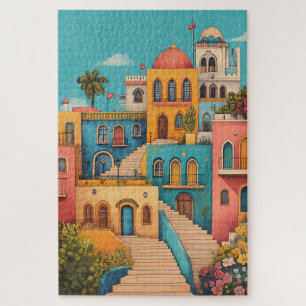 Puzzle Casas de comercio de hadas de hadas orientales