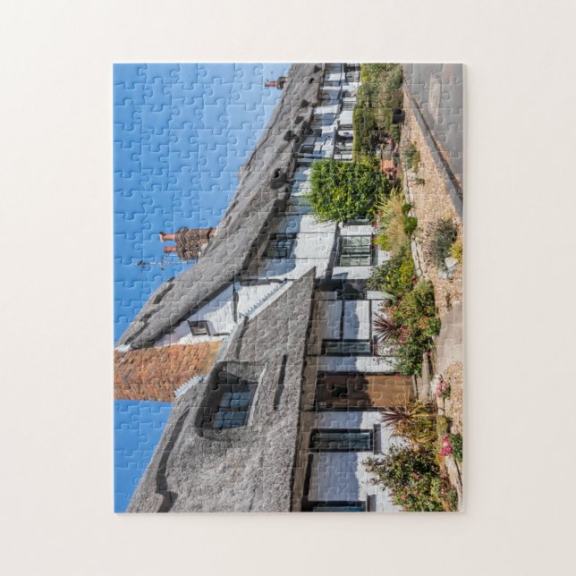 Puzzle Casas de paja inglesas tradicionales (Vertical)