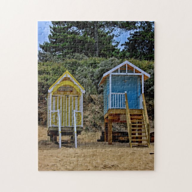Puzzle Casas de playa de Norfolk (Vertical)
