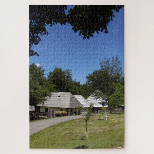 Puzzle casas de pueblo Museo Astra Sibiu Hermannstadt