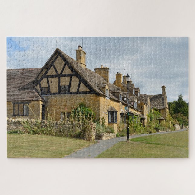 Puzzle Casas de Shakespeare en Broadway, Cotswolds (Horizontal)