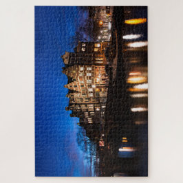 Puzzle Casas del canal de la ciudad de Amsterdam en la