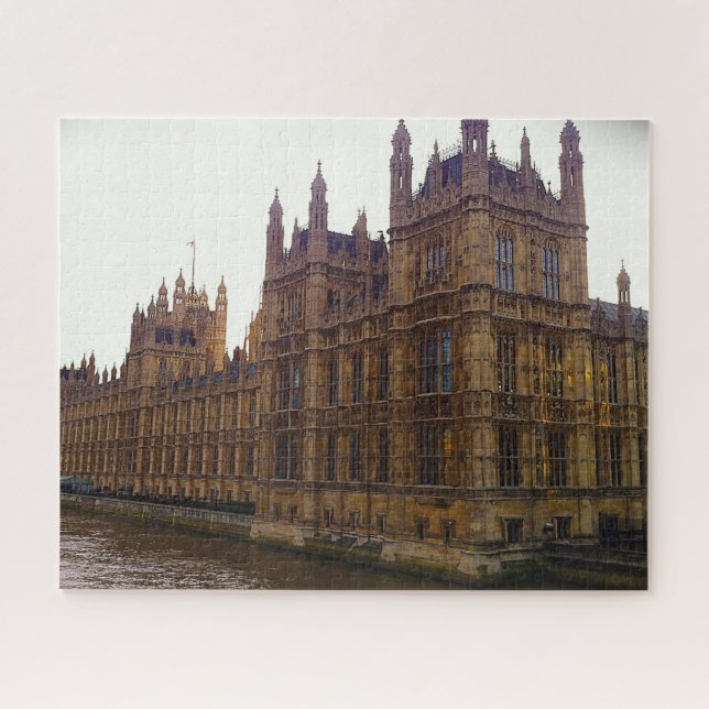 Puzzle Casas del Parlamento de Londres. (Horizontal)