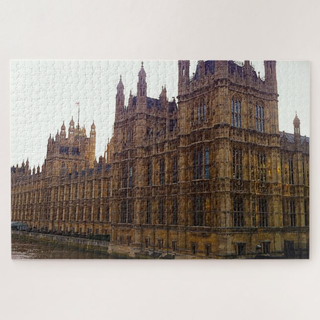 Puzzle Casas del Parlamento de Londres. (Horizontal)