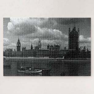 Puzzle Casas del parlamento de Londres Inglaterra vintage