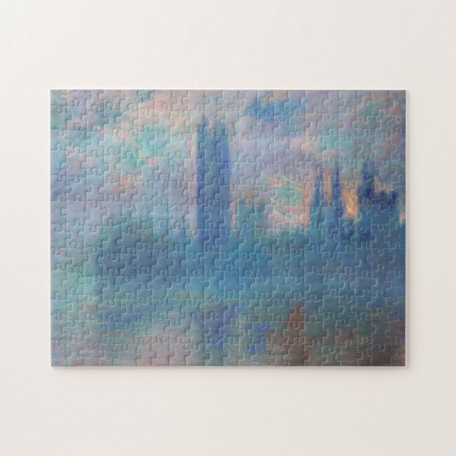Puzzle Casas del Parlamento (Londres), Monet (Horizontal)