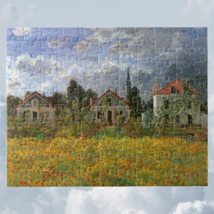 Puzzle Casas en Argenteuil de Claude Monet, Arte Antiguo