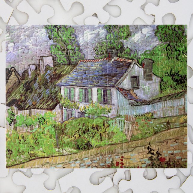 Puzzle Casas en Auvers de Vincent van Gogh (Subido por el creador)