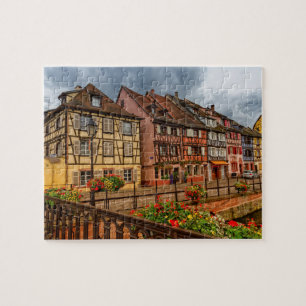 Puzzle Casas en Colmar, Alsacia, Francia