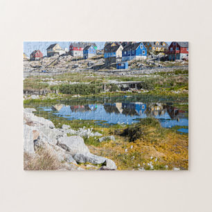 Puzzle Casas en Groenlandia