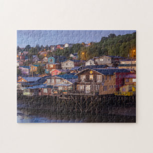 Puzzle Casas palafito elevadas