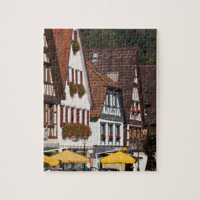 Puzzle Casas tradicionales de Alemania (Vertical)