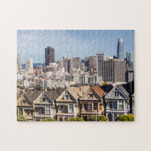 Puzzle Casas victorianas pintadas en San Francisco