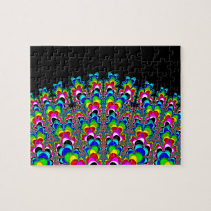 Puzzle Cascada arcoiris - Arte fractal