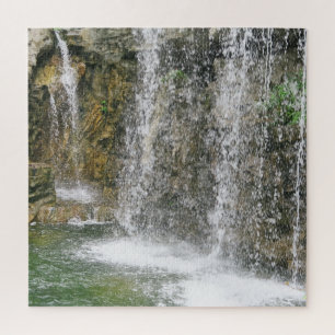 Puzzle cascada, cascada, agua, paisaje, naturaleza,