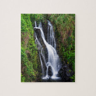 Puzzle Cascada, costa de Hamakua, Hawaii