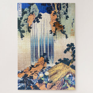 Puzzle Cascada de agua de ukiyo-e japonesa Hokusai
