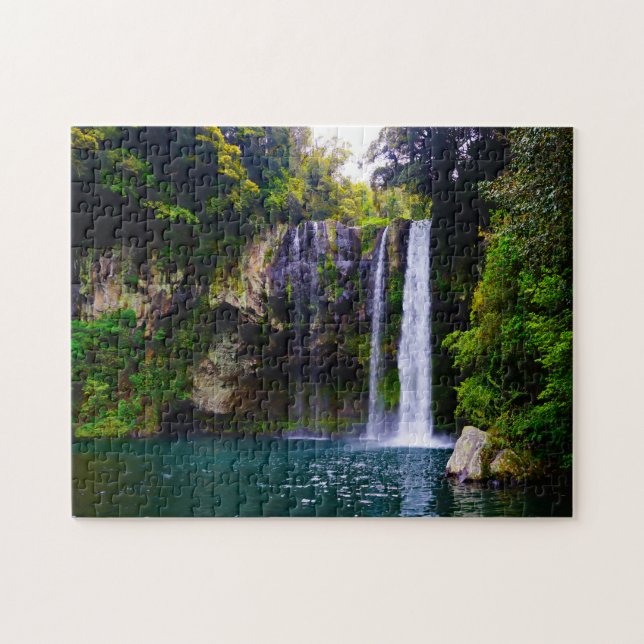 Puzzle Cascada de Cheonjiyeon en Corea del Sur. (Horizontal)