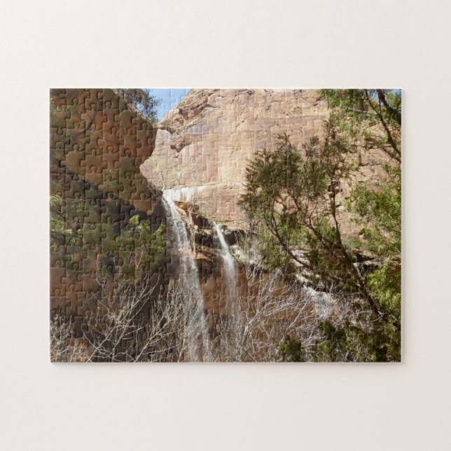 Puzzle Cascada de Emerald Pool I del Parque Nacional Zion (Horizontal)