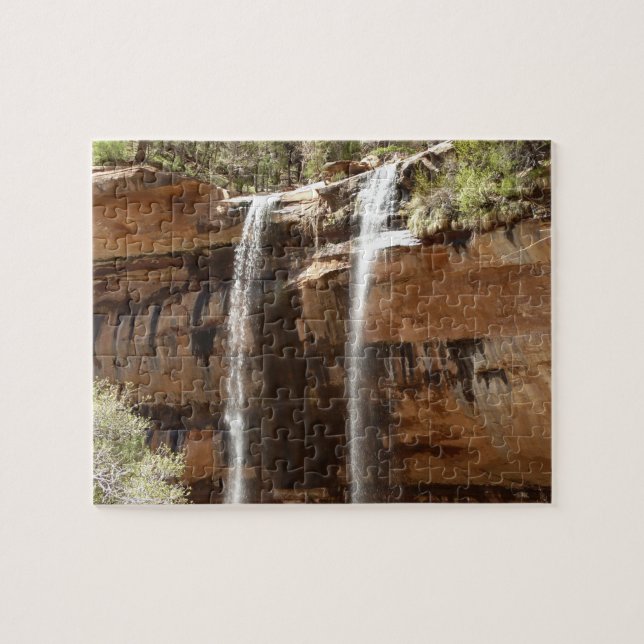 Puzzle Cascada de Emerald Pool IV del Parque Nacional Zio (Horizontal)