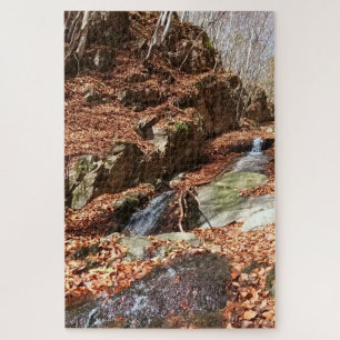 Puzzle Cascada de Montaña - Naturaleza Salvaje Rumania