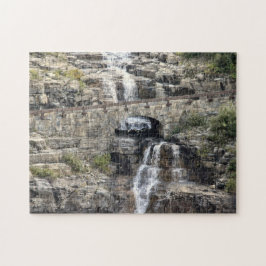 Puzzle Cascada en el Parque Nacional Glacier