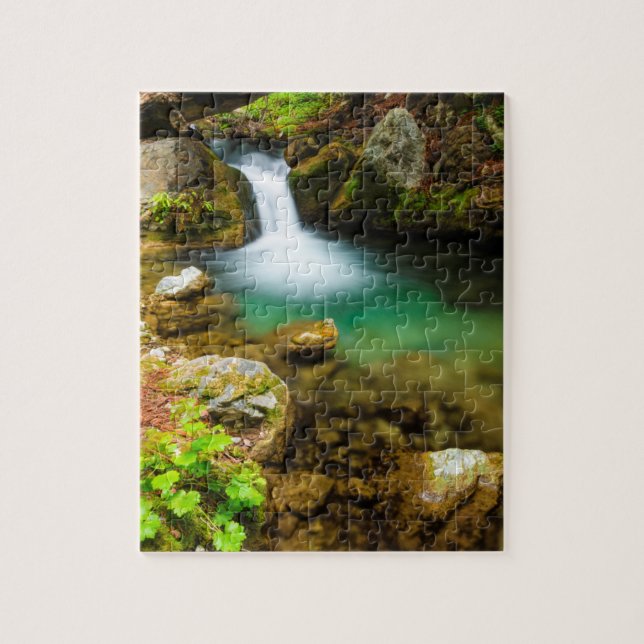 Puzzle Cascada en Hare Creek, California (Vertical)