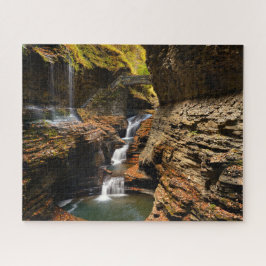Puzzle Cascada en Watkins Glen en Finger Lakes