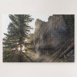Puzzle Cascada Holland Bosque Nacional Lolo, Montana