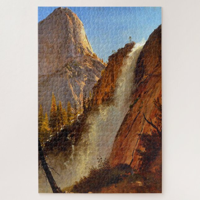 Puzzle Cascada Liberty Cap Yosemite Park 1873  (Vertical)