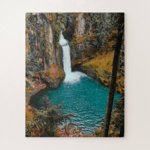 Puzzle Cascada oculta en los bosques