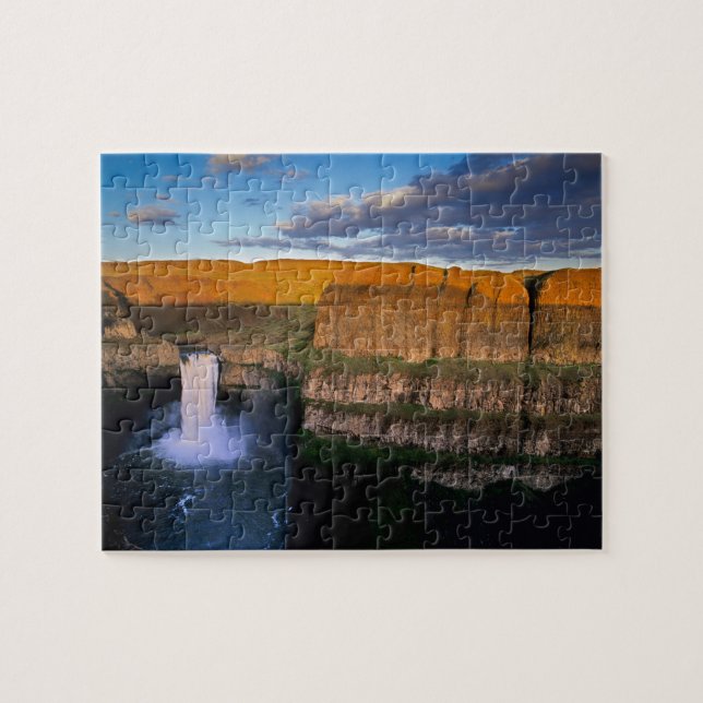 Puzzle Cascada Palouse en Washington (Horizontal)
