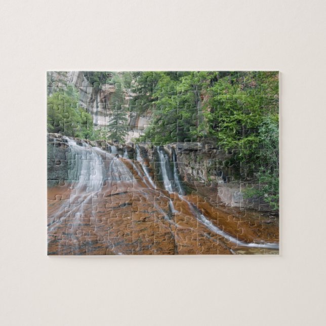 Puzzle Cascada, Parque Nacional de Zion, Utah, Estados Un (Horizontal)