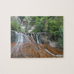 Puzzle Cascada, Parque Nacional Zion, Utah, EE. UU.