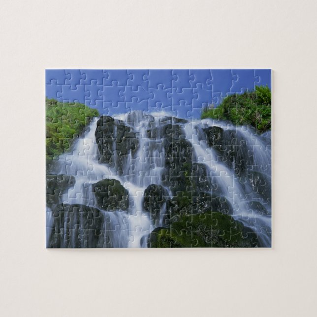 Puzzle Cascada, Portree, Isla de Skye, Tierras Altas, (Horizontal)