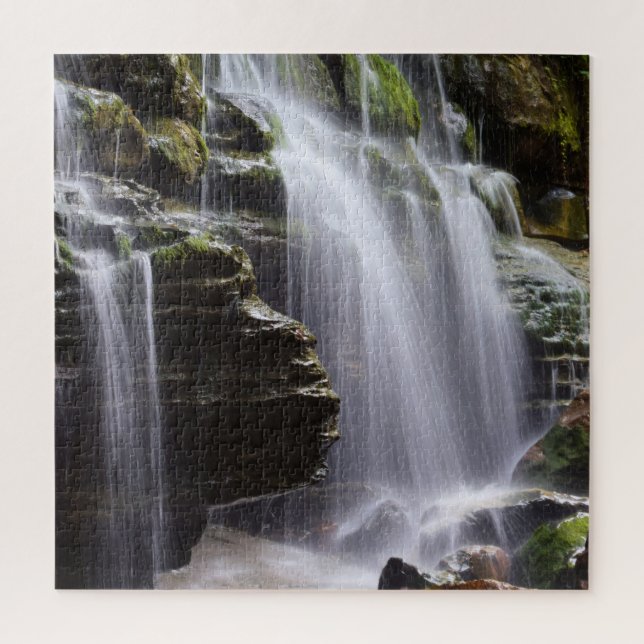 Puzzle Cascada refrescante y tranquila - 20x20 pulgadas (Vertical)