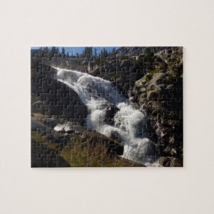 Puzzle Cascada Tokopah II en el Parque Nacional Sequoia