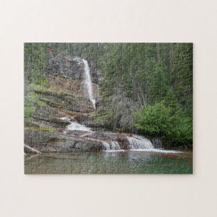 Puzzle Cascada Virginia II en el Parque Nacional Glaciar