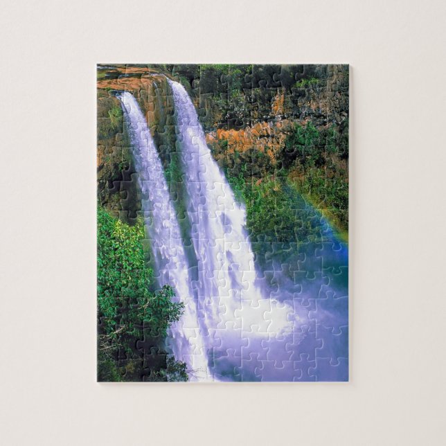 Puzzle Cascada Wailua Kauai Hawaii (Vertical)