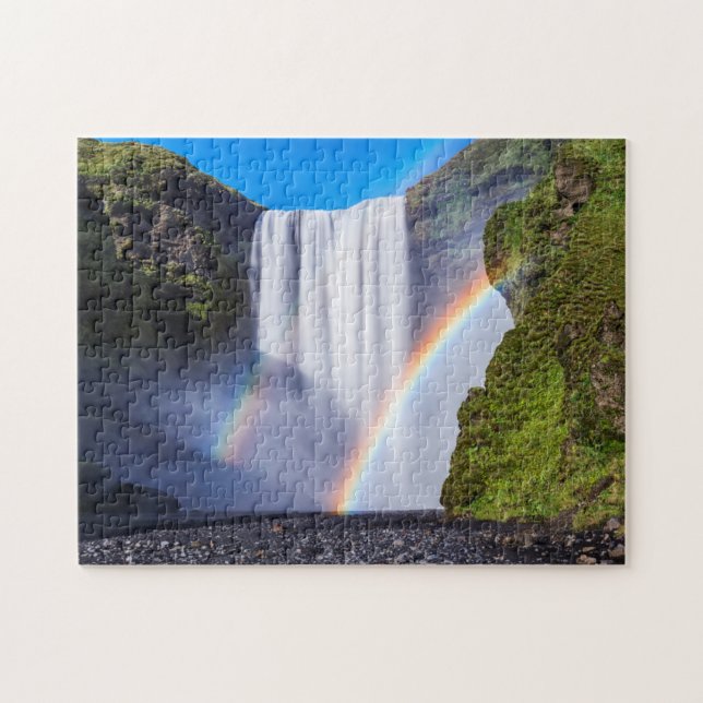 Puzzle Cascada y arcoíris (Horizontal)