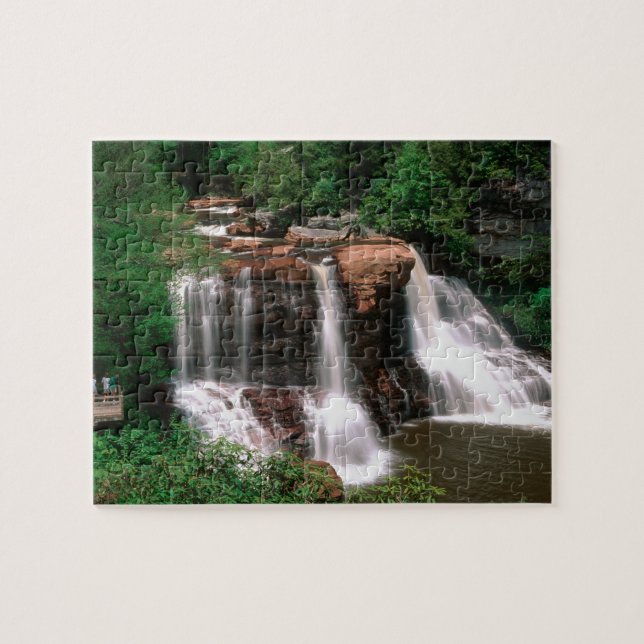 Puzzle Cascadas de Blackwater, Virginia Occidental, pinto (Horizontal)