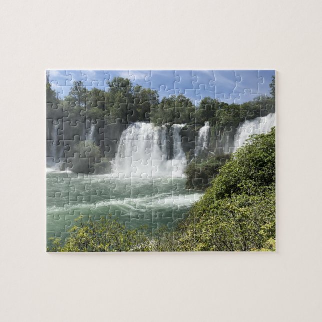 Puzzle Cascadas de Bosnia y Herzegovina (Horizontal)