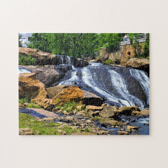 Puzzle Cascadas de Greenville Carolina del Sur. (Horizontal)