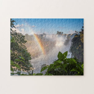 Puzzle Cascadas de Iguazú con el arco iris, la Argentina