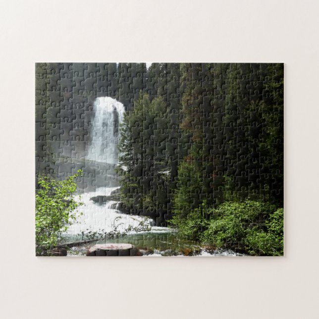 Puzzle Cascadas de Virginia en el Parque Nacional Glacier (Horizontal)