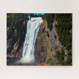 Puzzle Cascadas del río Montmorrency en forma de rompecab